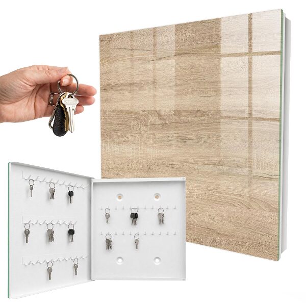 Boîte à clés decorative Texture bois