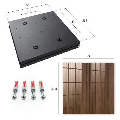 Boîte à clés decorative Planches de bois