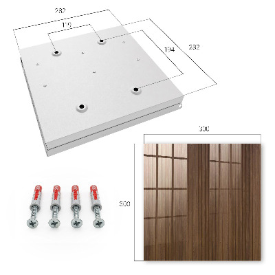 Boîte à clés decorative Planches de bois