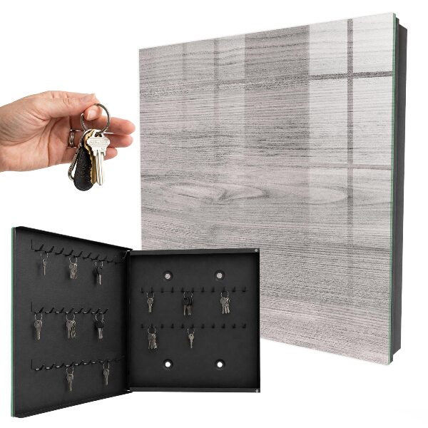 Armoire à clés murale Bois gris