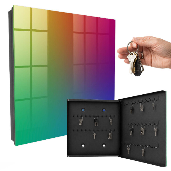 Armoire à clés murale Dégradé de couleurs