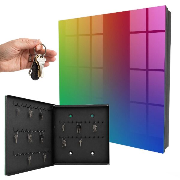 Armoire à clés murale Dégradé de couleurs
