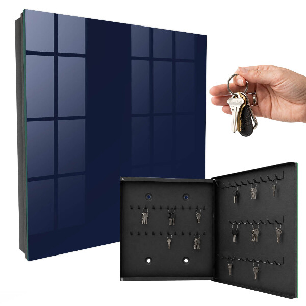 Armoire à clés murale Bleu foncé