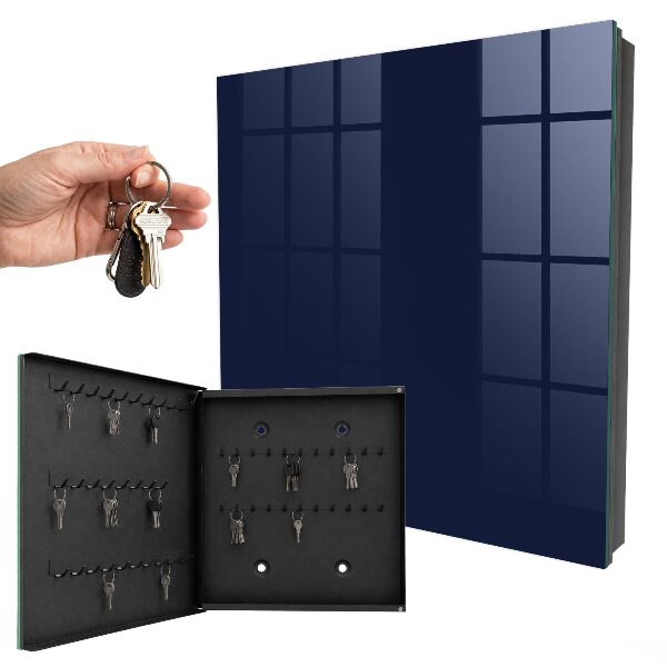 Armoire à clés murale Bleu foncé