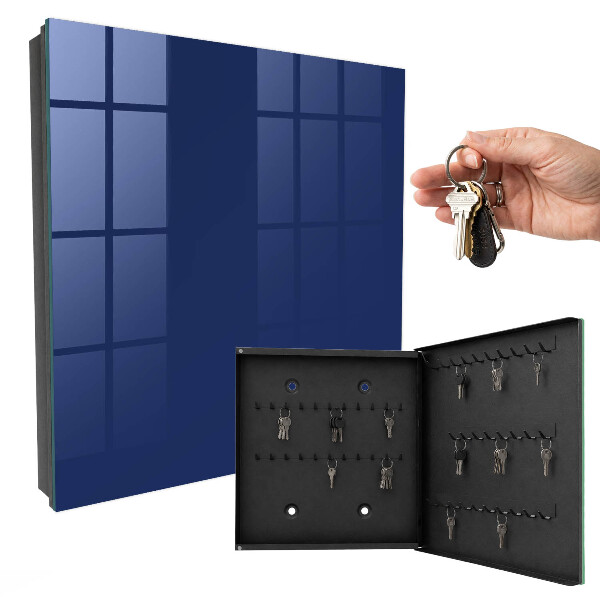 Armoire à clés murale Bleu marine vif