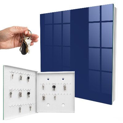 Armoire à clés murale Bleu marine vif