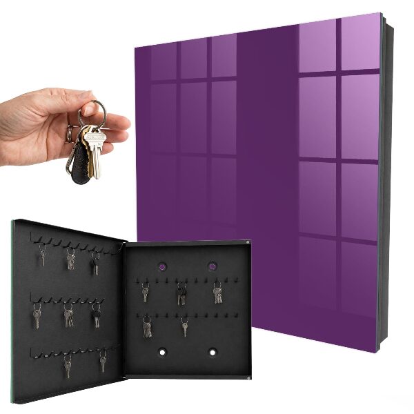 Boîte à clés decorative Violet foncé