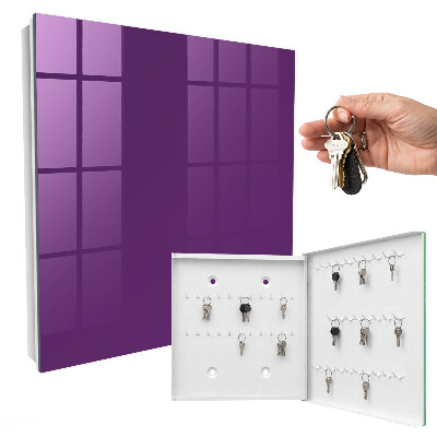Boîte à clés decorative Violet foncé