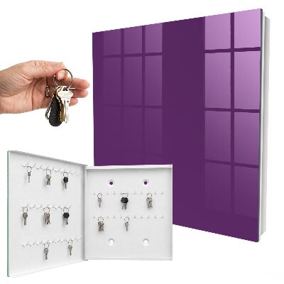 Boîte à clés decorative Violet foncé