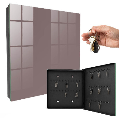 Armoire à clés murale Brun cendré