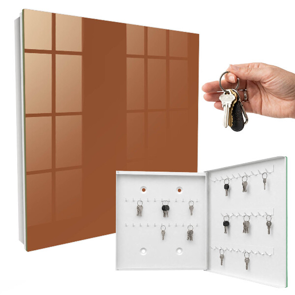 Armoire à clés murale Orange foncé