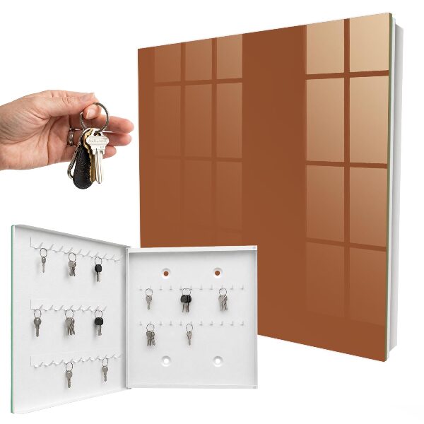 Armoire à clés murale Orange foncé