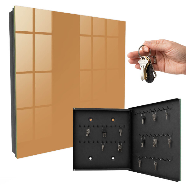 Armoire à clés murale Orange mat
