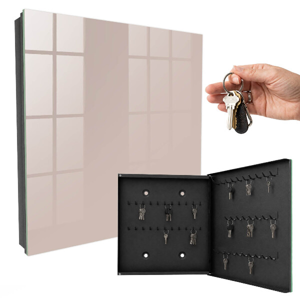 Armoire à clés murale Beige chaud et doux