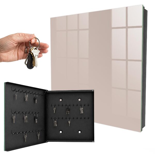 Armoire à clés murale Beige chaud et doux