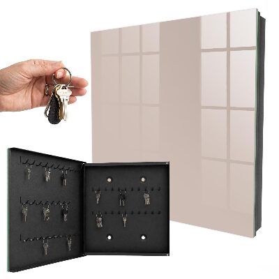 Armoire à clés murale Beige chaud et doux
