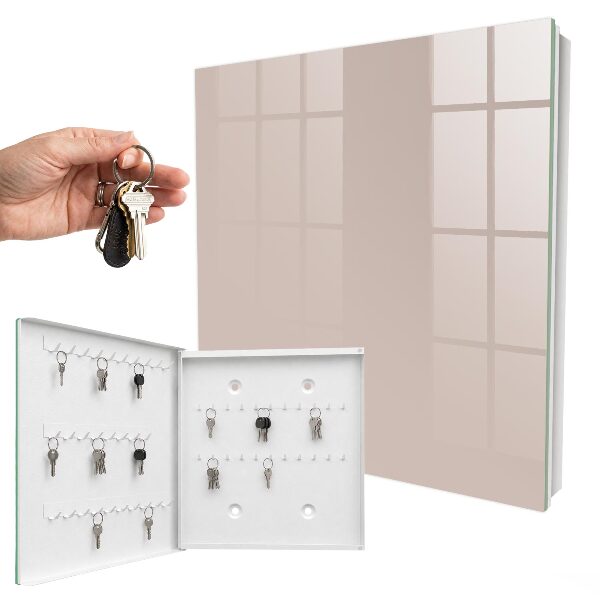 Armoire à clés murale Beige chaud et doux