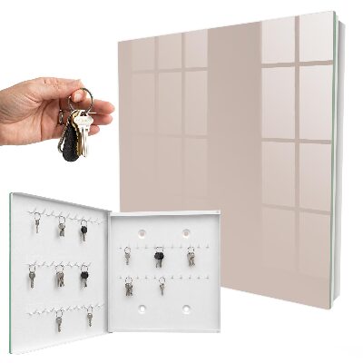 Armoire à clés murale Beige chaud et doux