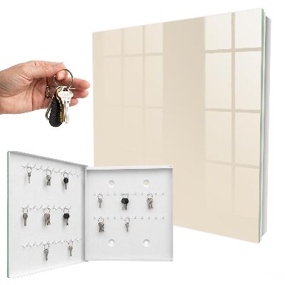 Armoire à clés murale Crème