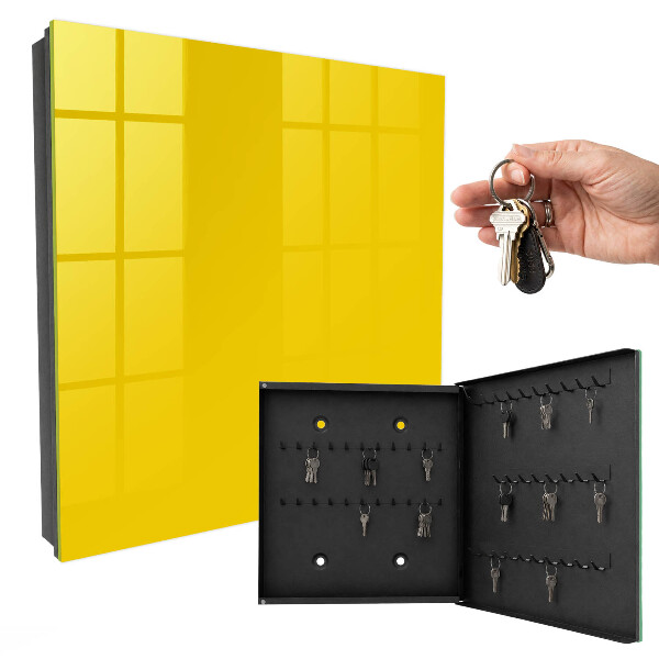 Boîte à clés decorative Jaune intense