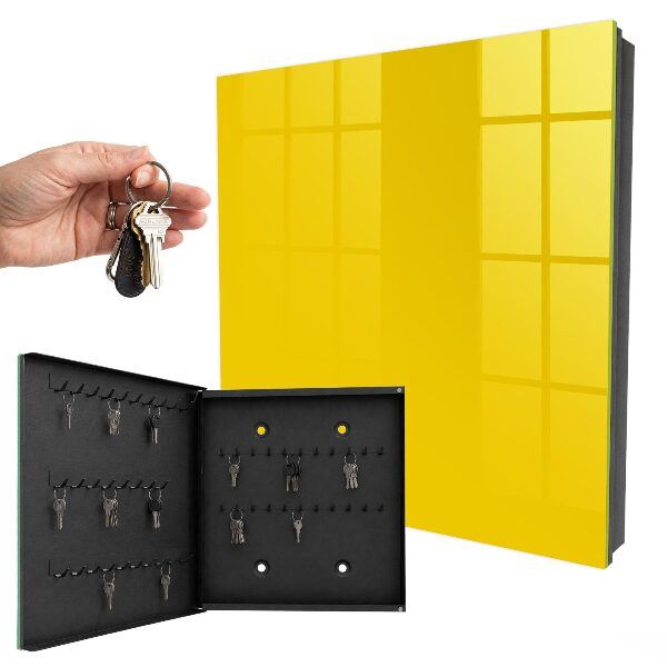 Boîte à clés decorative Jaune intense