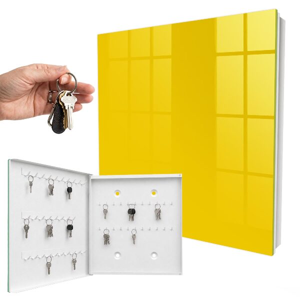 Boîte à clés decorative Jaune intense