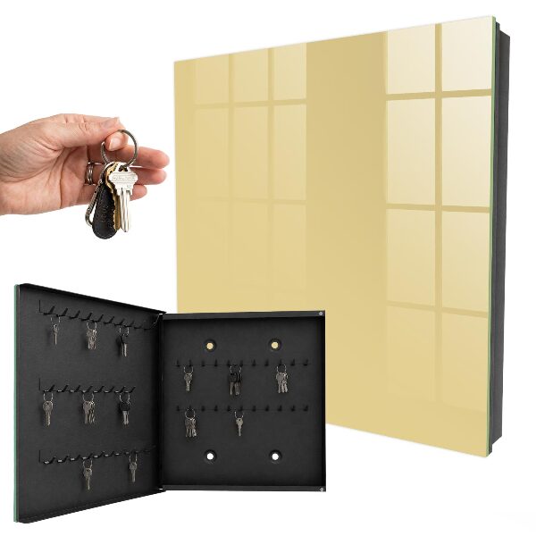 Armoire à clés murale Jaune beige