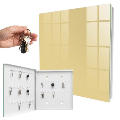 Armoire à clés murale Jaune beige
