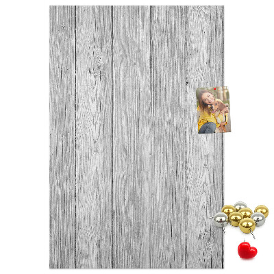 Tableau en liège déco Texture de planches de bois grises pour fond