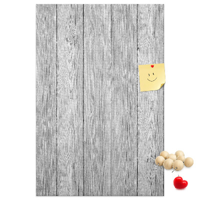 Tableau en liège déco Texture de planches de bois grises pour fond