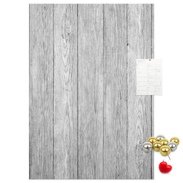 Tableau en liège déco Texture de planches de bois grises pour fond