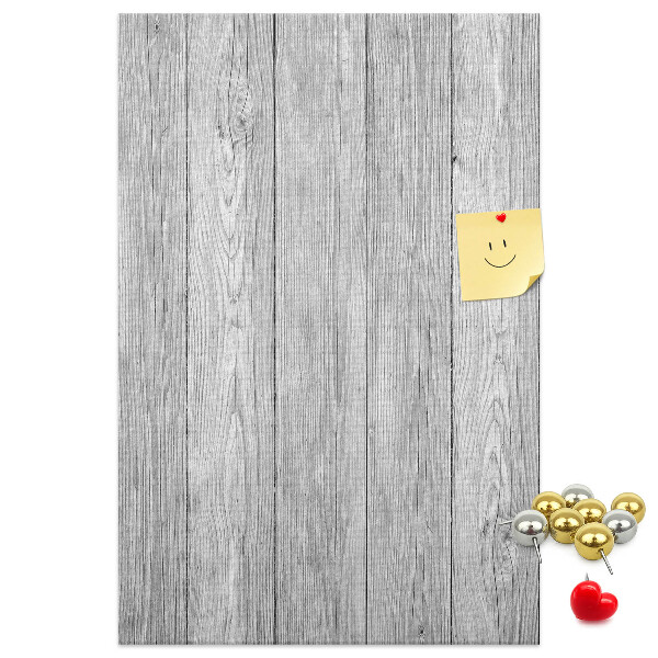 Tableau en liège déco Texture de planches de bois grises pour fond