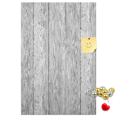 Tableau en liège déco Texture de planches de bois grises pour fond