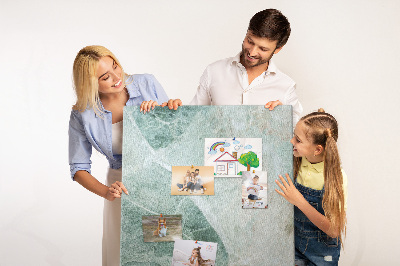 Tableau de liège Marbre vert aux veines délicates
