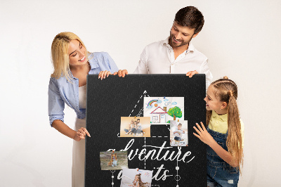 Tableau en liège déco Formes géométriques dans un style minimaliste