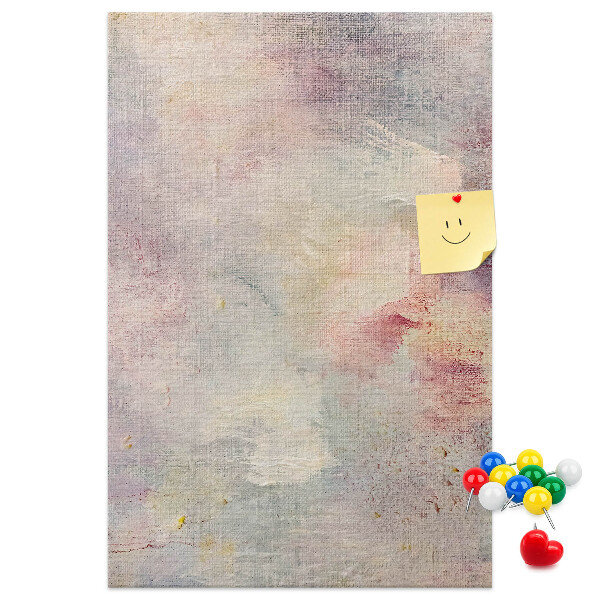 Tableau de liège Délicates taches pastel en arrière-plan
