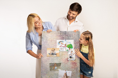 Tableau de liège Délicates taches pastel en arrière-plan