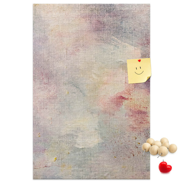 Tableau de liège Délicates taches pastel en arrière-plan