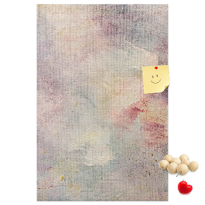 Tableau de liège Délicates taches pastel en arrière-plan