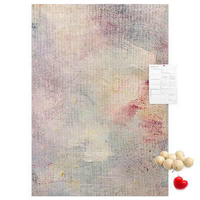 Tableau de liège Délicates taches pastel en arrière-plan