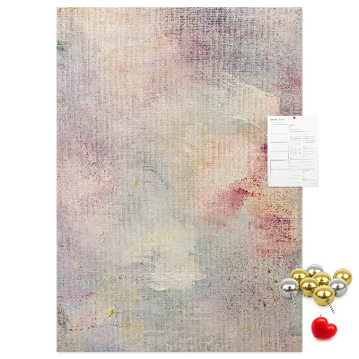 Tableau de liège Délicates taches pastel en arrière-plan