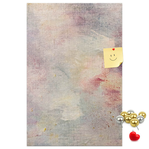 Tableau de liège Délicates taches pastel en arrière-plan