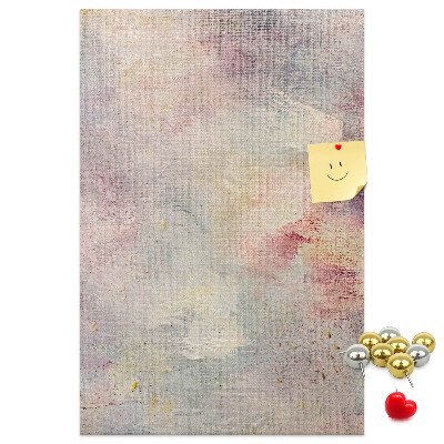 Tableau de liège Délicates taches pastel en arrière-plan