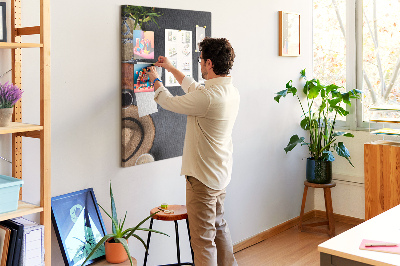 Tableau en liège fantaisie Agencement élégant avec des accents naturels