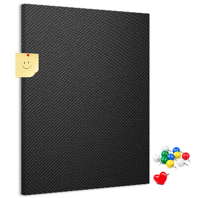 Tableau en liège déco Texture noire avec un subtil motif anthracite