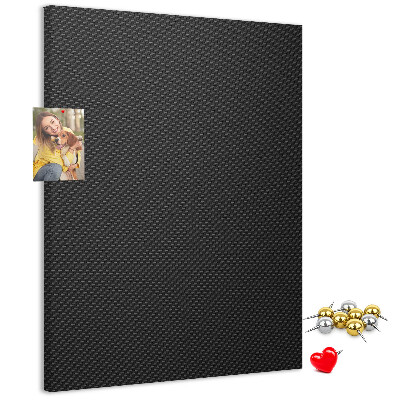 Tableau en liège déco Texture noire avec un subtil motif anthracite