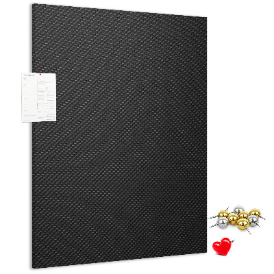 Tableau en liège déco Texture noire avec un subtil motif anthracite