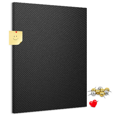 Tableau en liège déco Texture noire avec un subtil motif anthracite