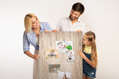 Tableau en liège déco Motif naturel de planches de bois en arrière-plan