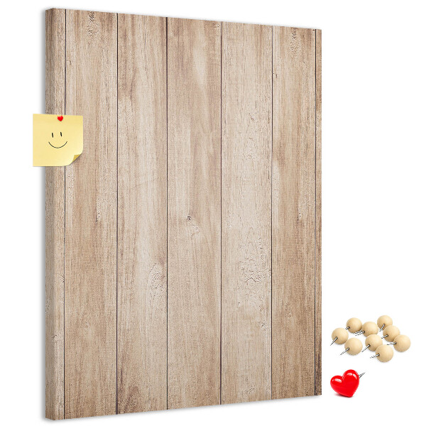 Tableau en liège déco Motif naturel de planches de bois en arrière-plan